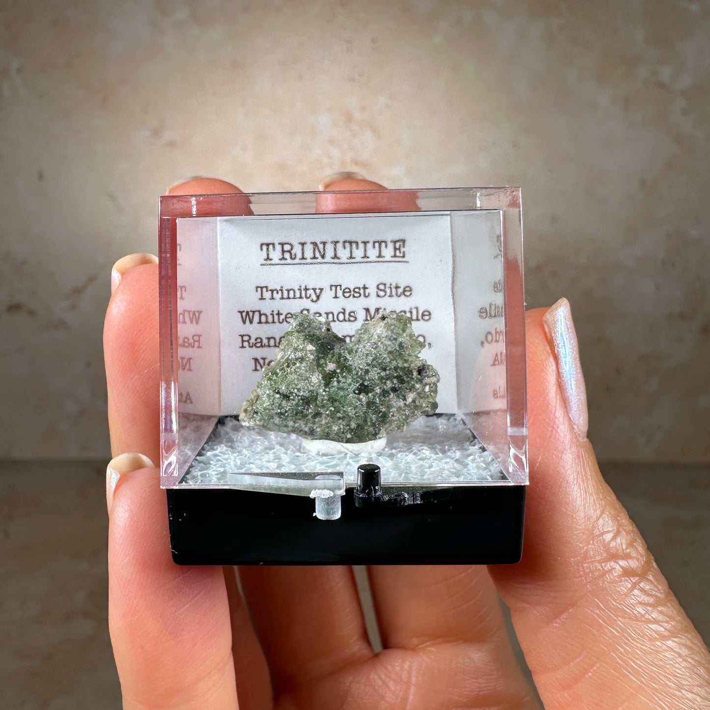 Trinitite (Trinity Glass) 1.5g | Trinity Test Site, White Sands Missile Range, New Mexico, USA