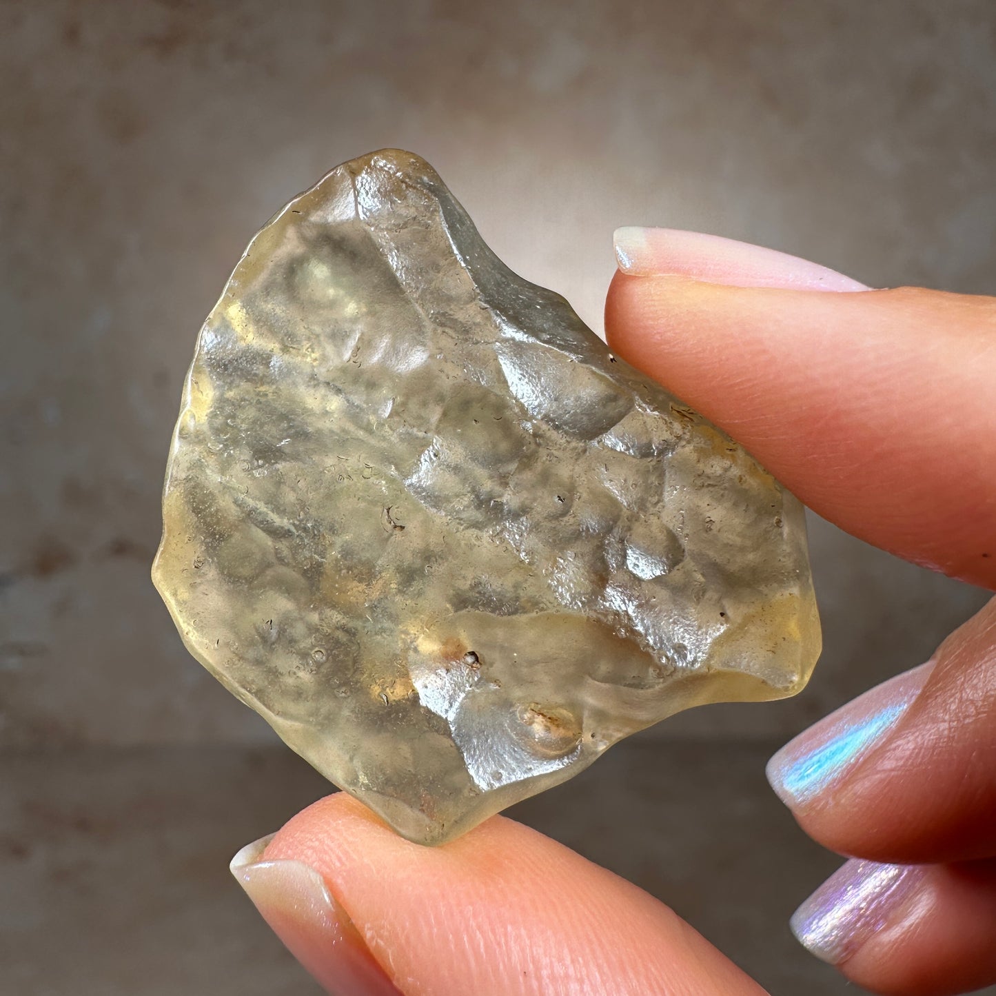 Libyan Desert Glass Tektite (9.33g) Museum Grade, Sahara Desert, Egypt