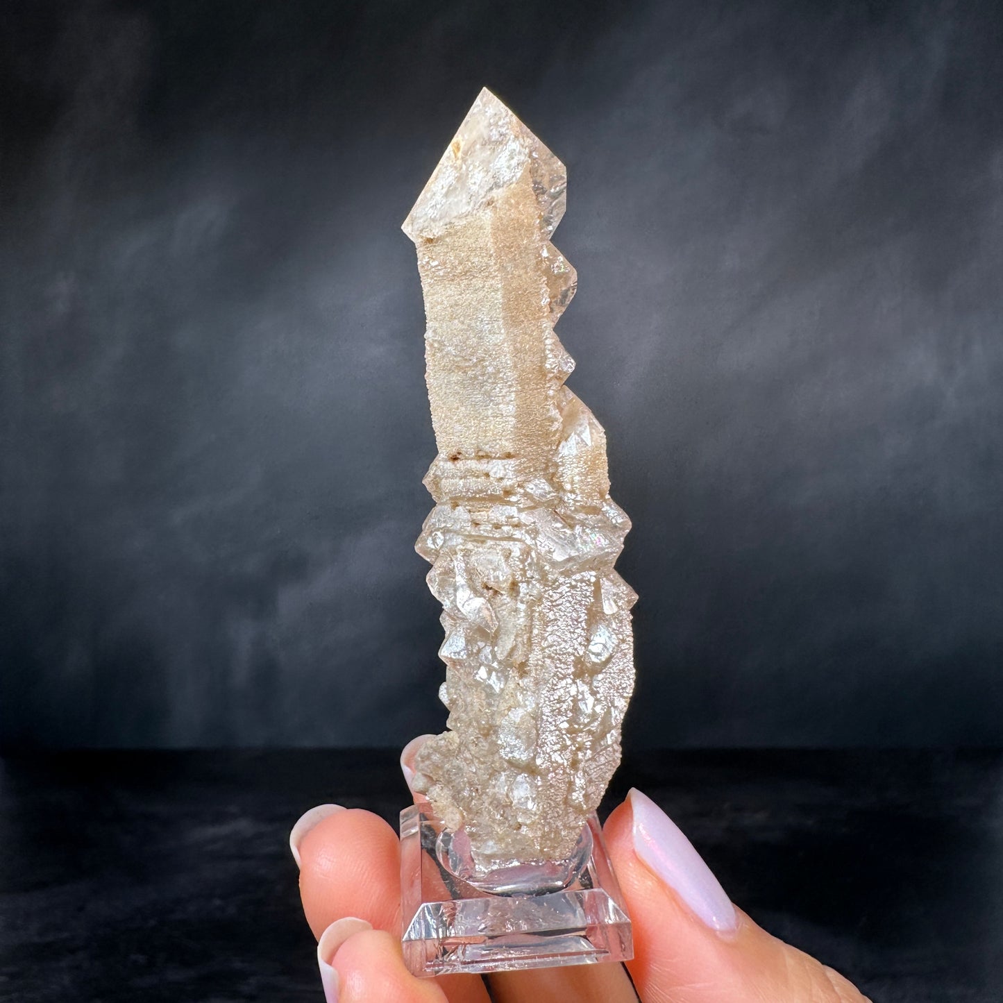 Growth Interference Quartz (35g) Bor Quarry, Dalnegorsk, Russia