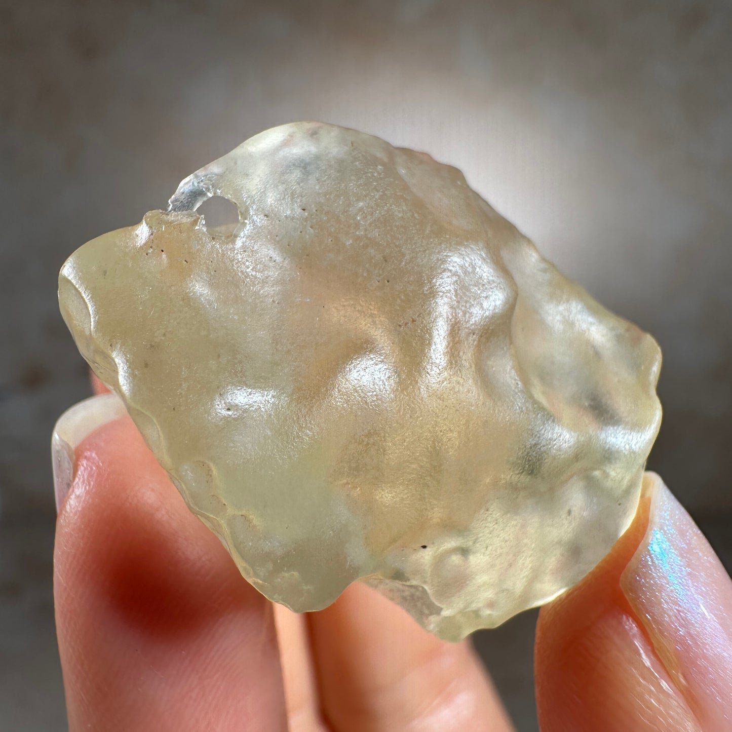 Libyan Desert Glass Tektite (27.61g) Museum Grade, Sahara Desert, Egypt