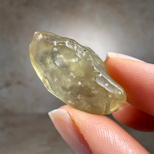 Libyan Desert Glass with Cristobalite (5.78) Sahara Desert, Egypt