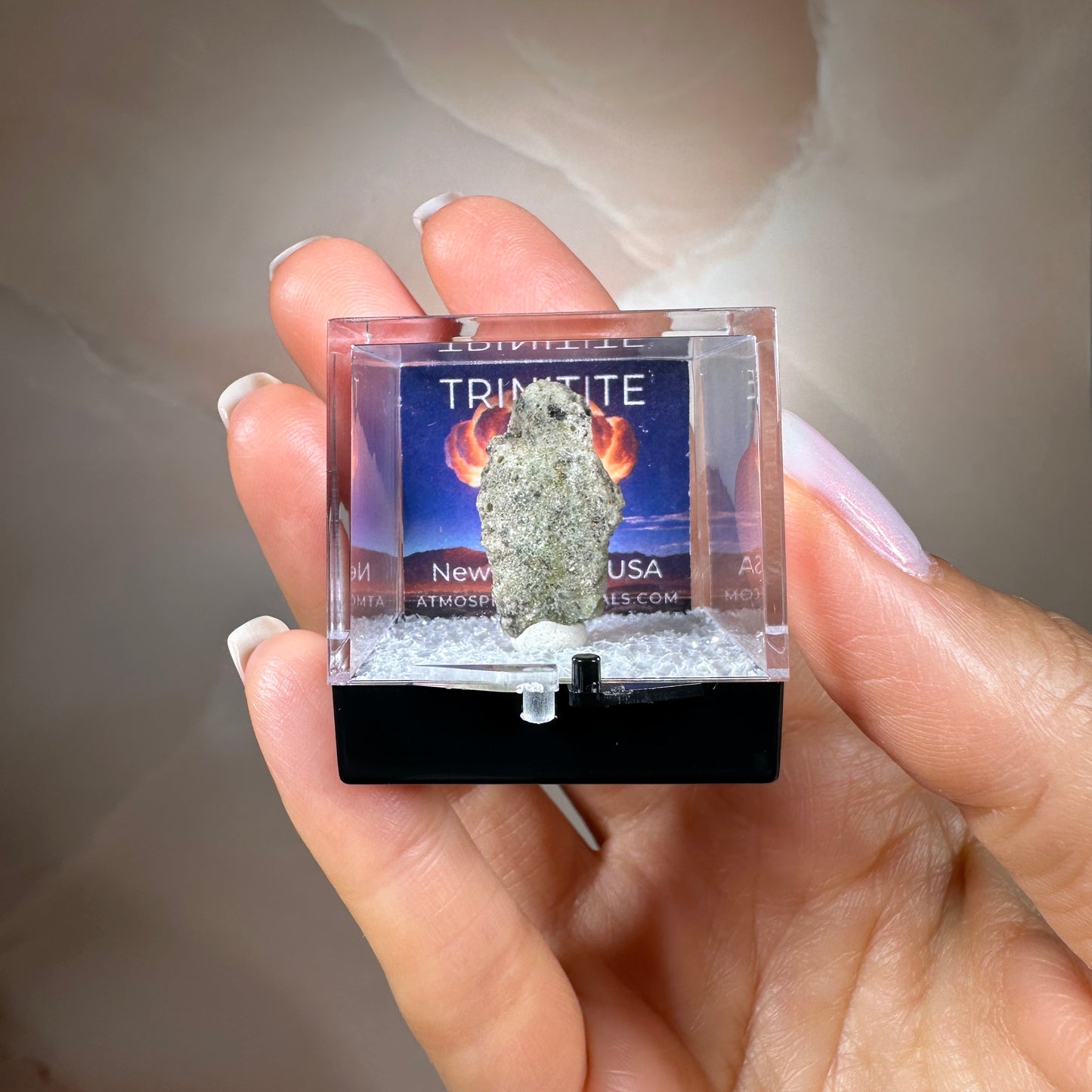Trinitite 1.23g - Trinity Test Site, White Sands Missile Range, New Mexico, USA
