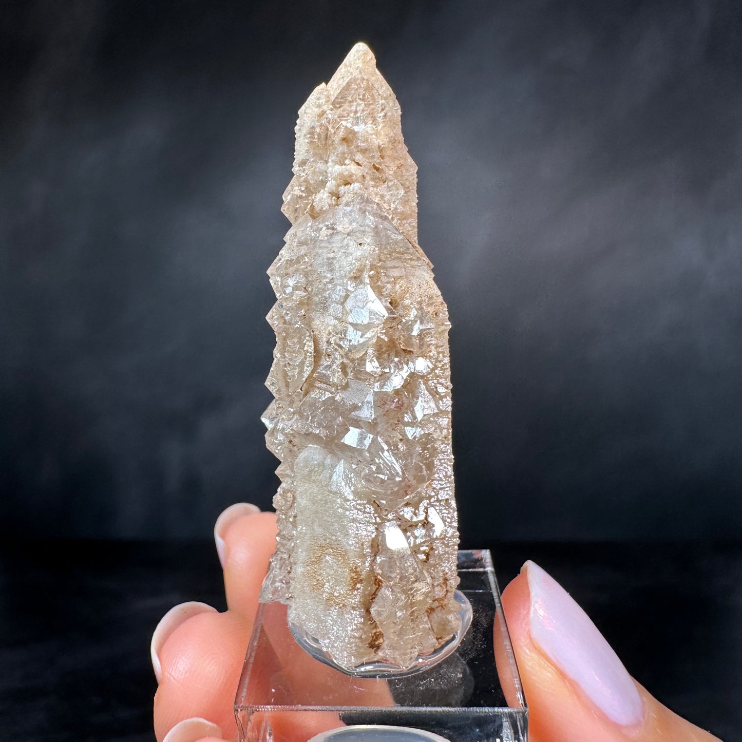 Growth Interference Quartz (22g) Bor Quarry, Dalnegorsk, Russia