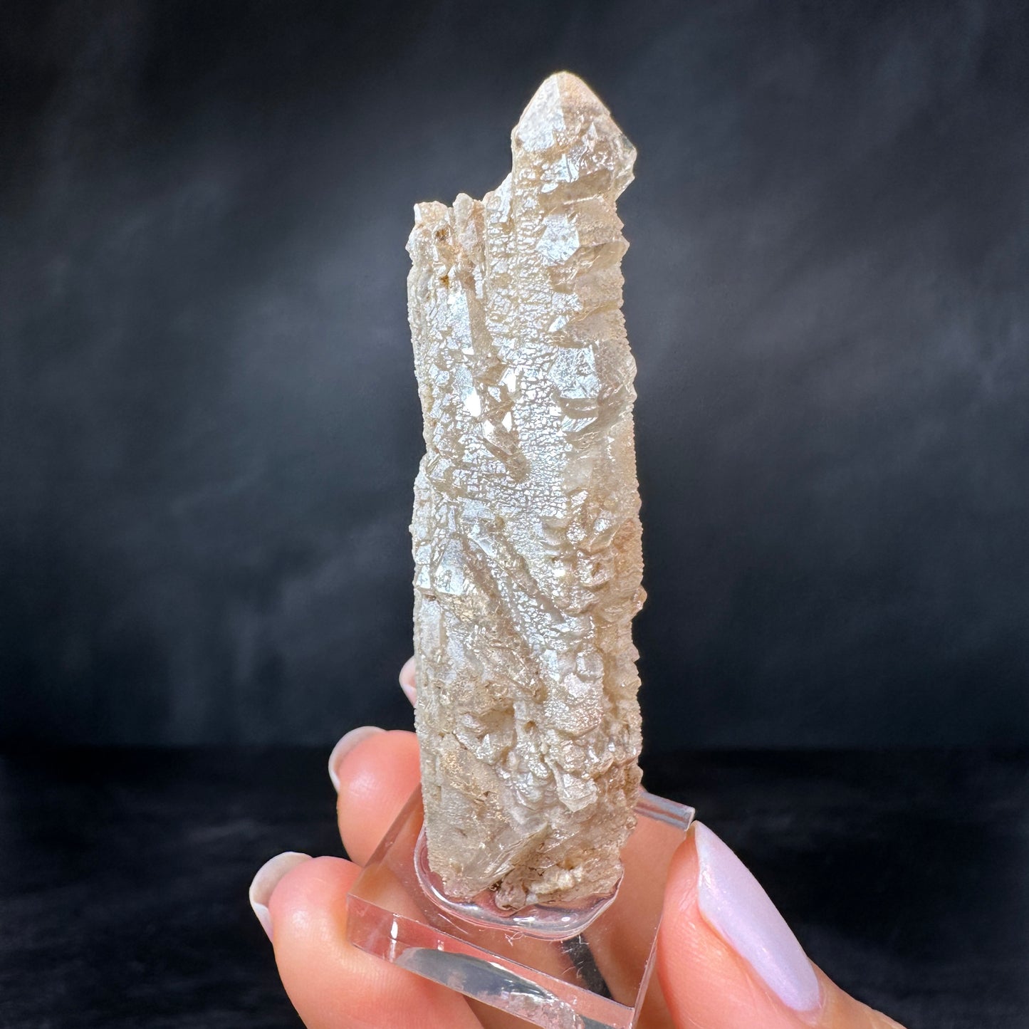 Growth Interference Quartz (30g) Bor Quarry, Dalnegorsk, Russia
