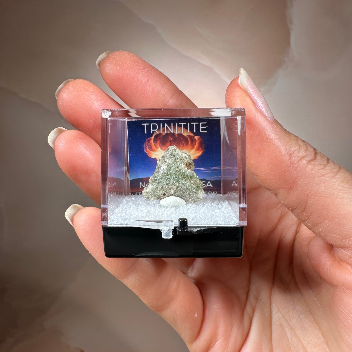 Trinitite 1.23g - Trinity Test Site, White Sands, New Mexico, USA