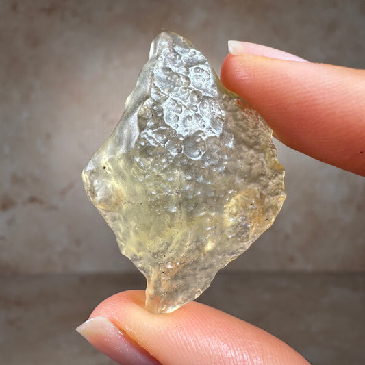Libyan Desert Glass Tektite (6.55g) Museum Grade, Sahara Desert, Egypt