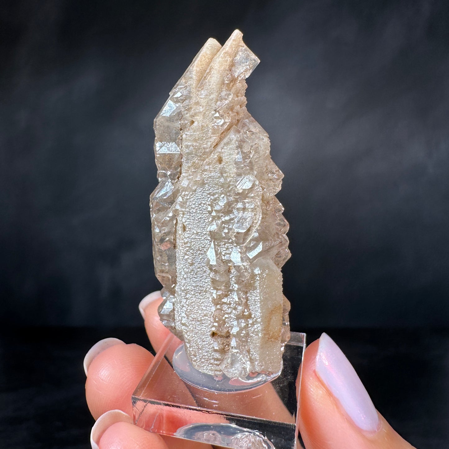 Growth Interference Quartz (22g) Bor Quarry, Dalnegorsk, Russia