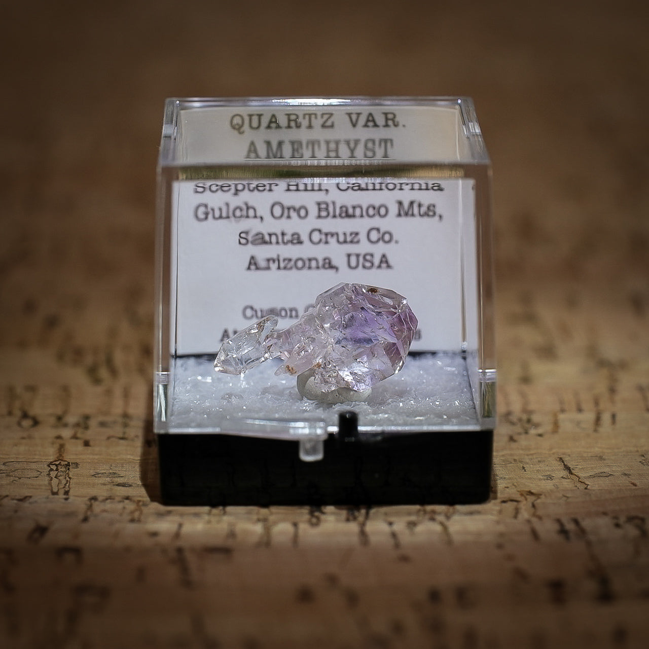Quartz var. Amethyst, Scepter Hill, Oro Blanco Mountains, Arizona, USA 8ct