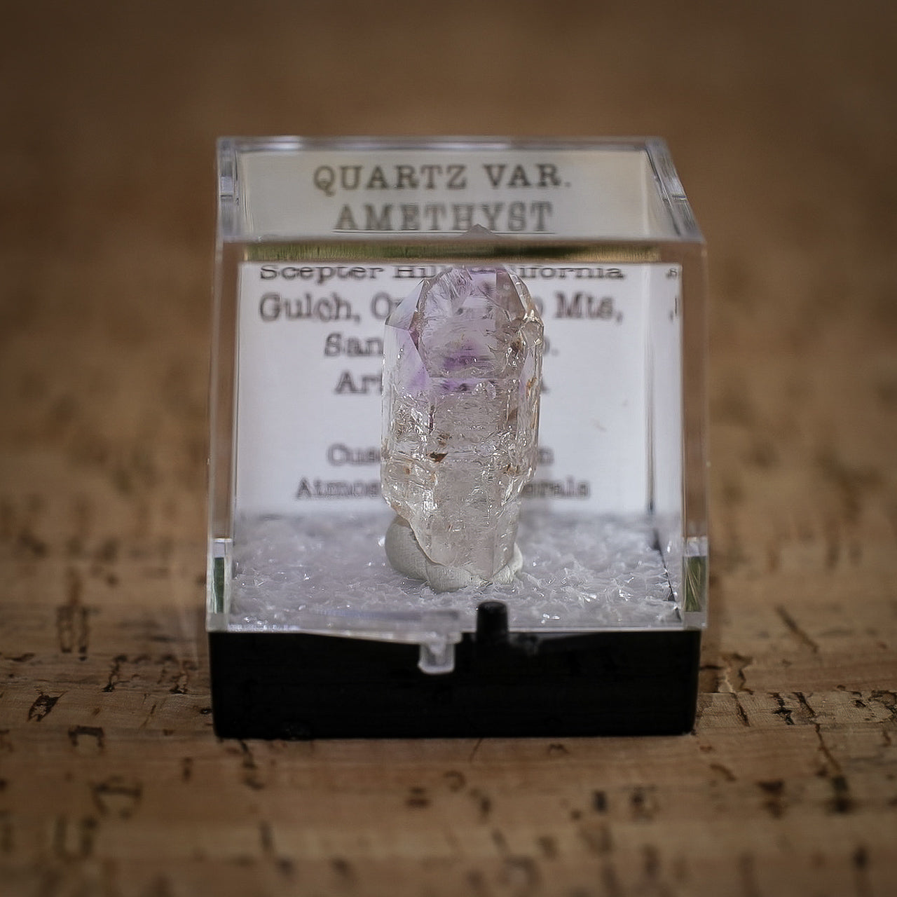 Quartz var. Amethyst, Scepter Hill, Oro Blanco Mountains, Arizona, USA 16ct