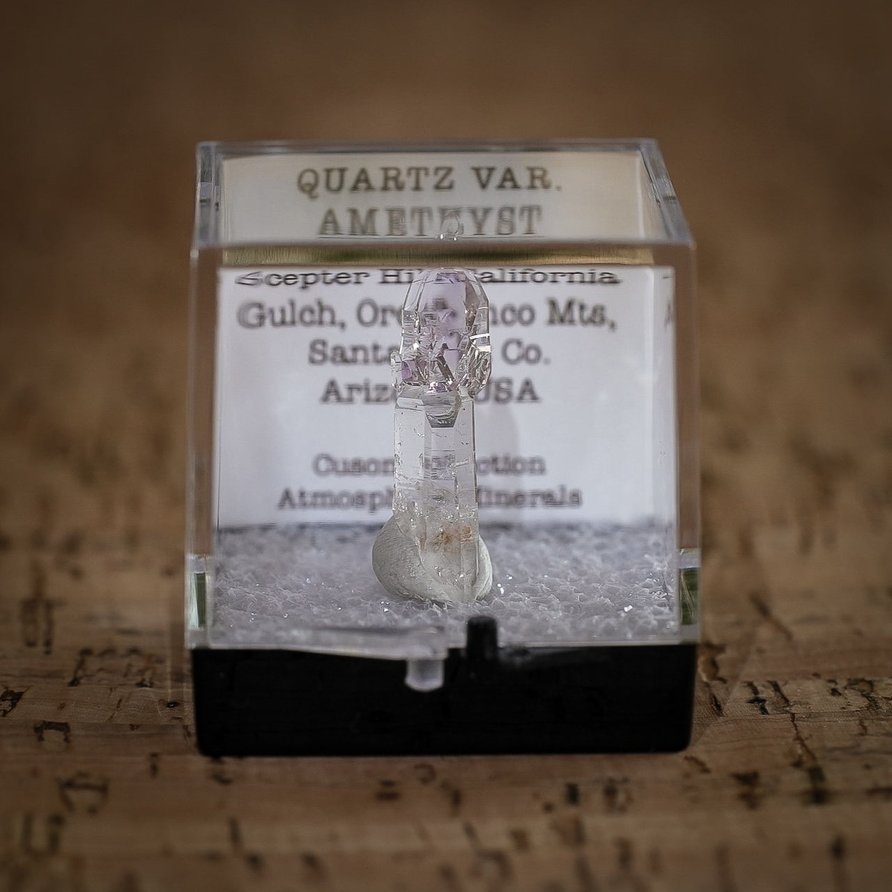 Quartz var. Amethyst, Scepter Hill, Oro Blanco Mountains, Arizona, USA 5ct