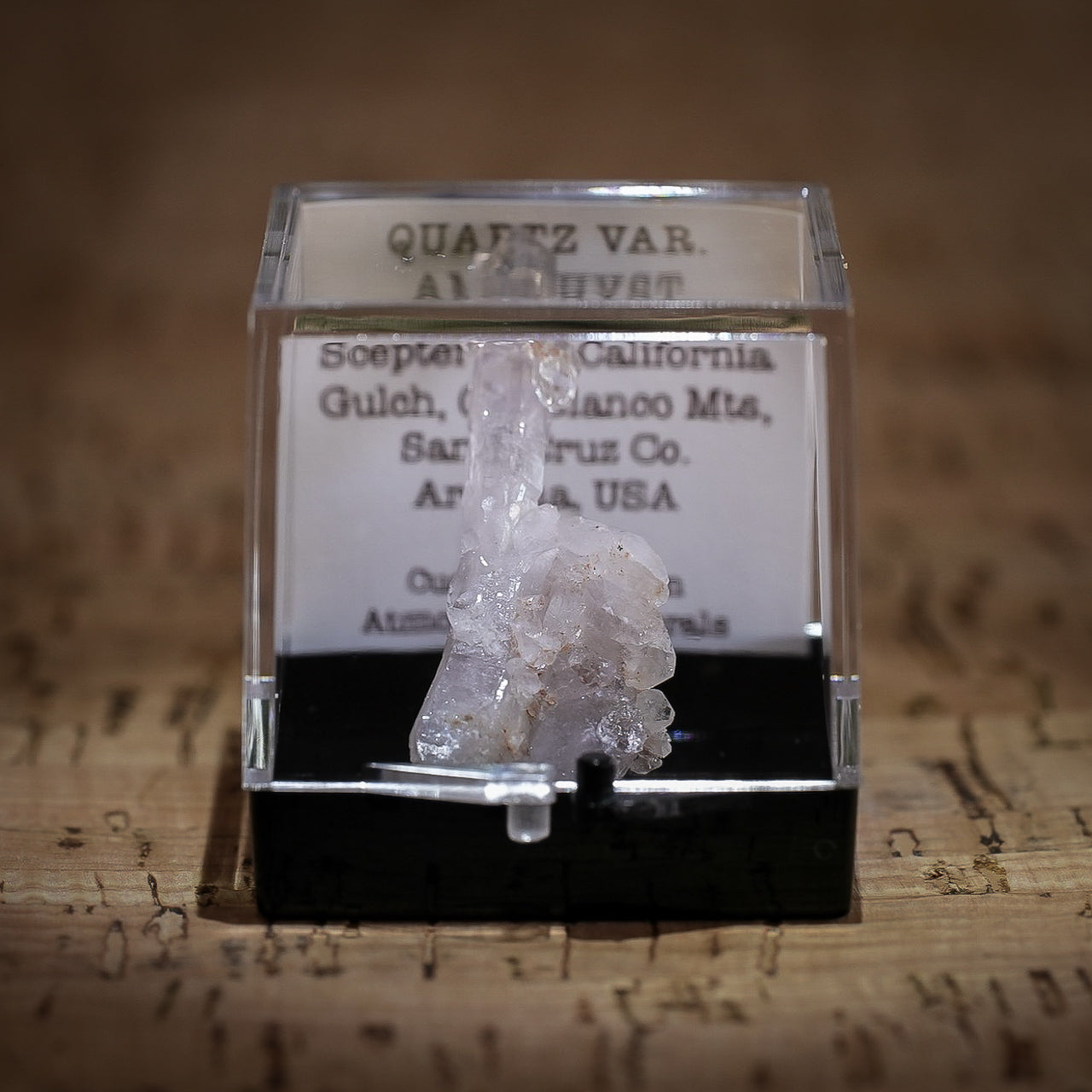 Quartz Scepter, Scepter Hill, Oro Blanco Mountains, Arizona, USA 17ct