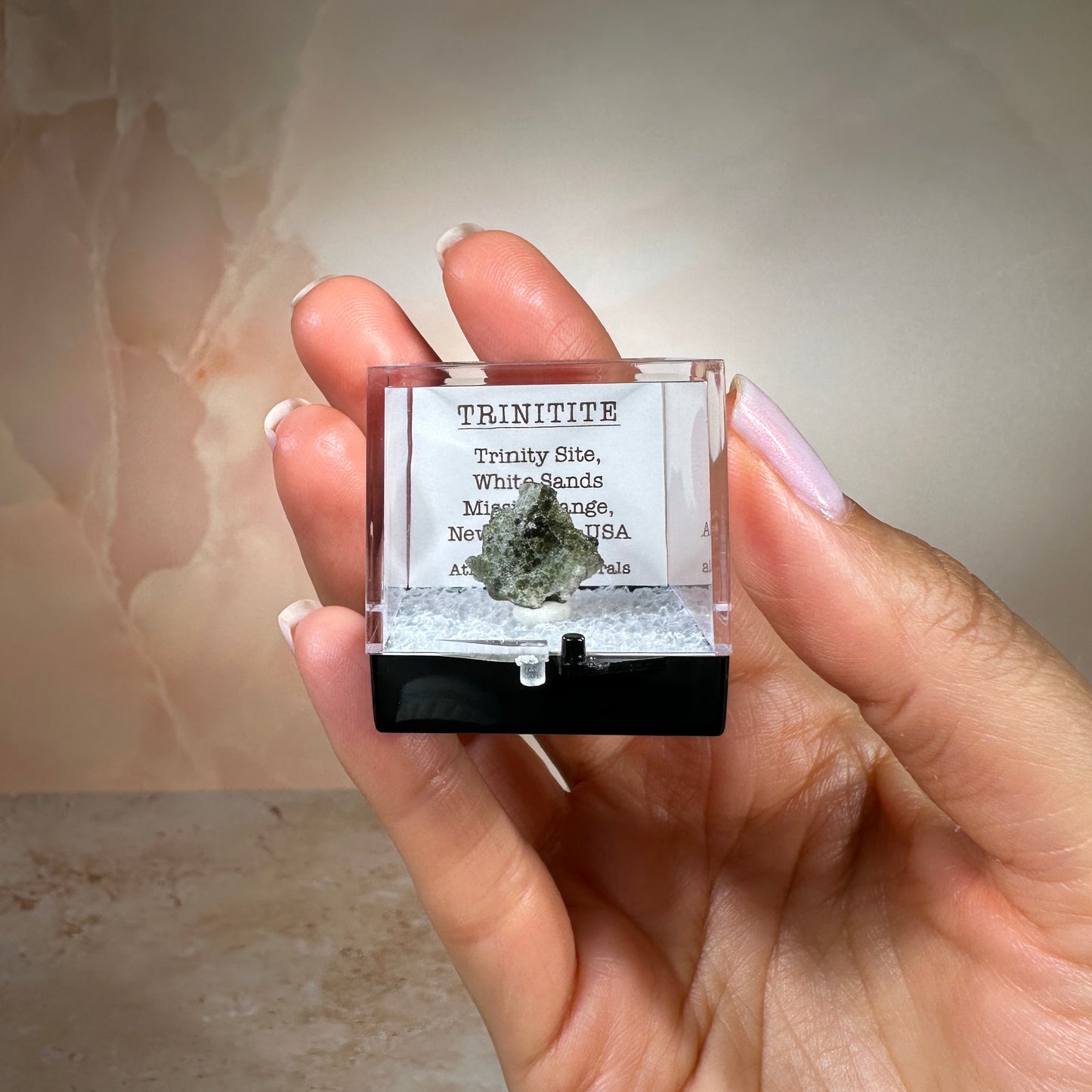 Trinitite (Trinity Glass) 1g | Trinity Test Site, White Sands Missile Range, New Mexico, USA