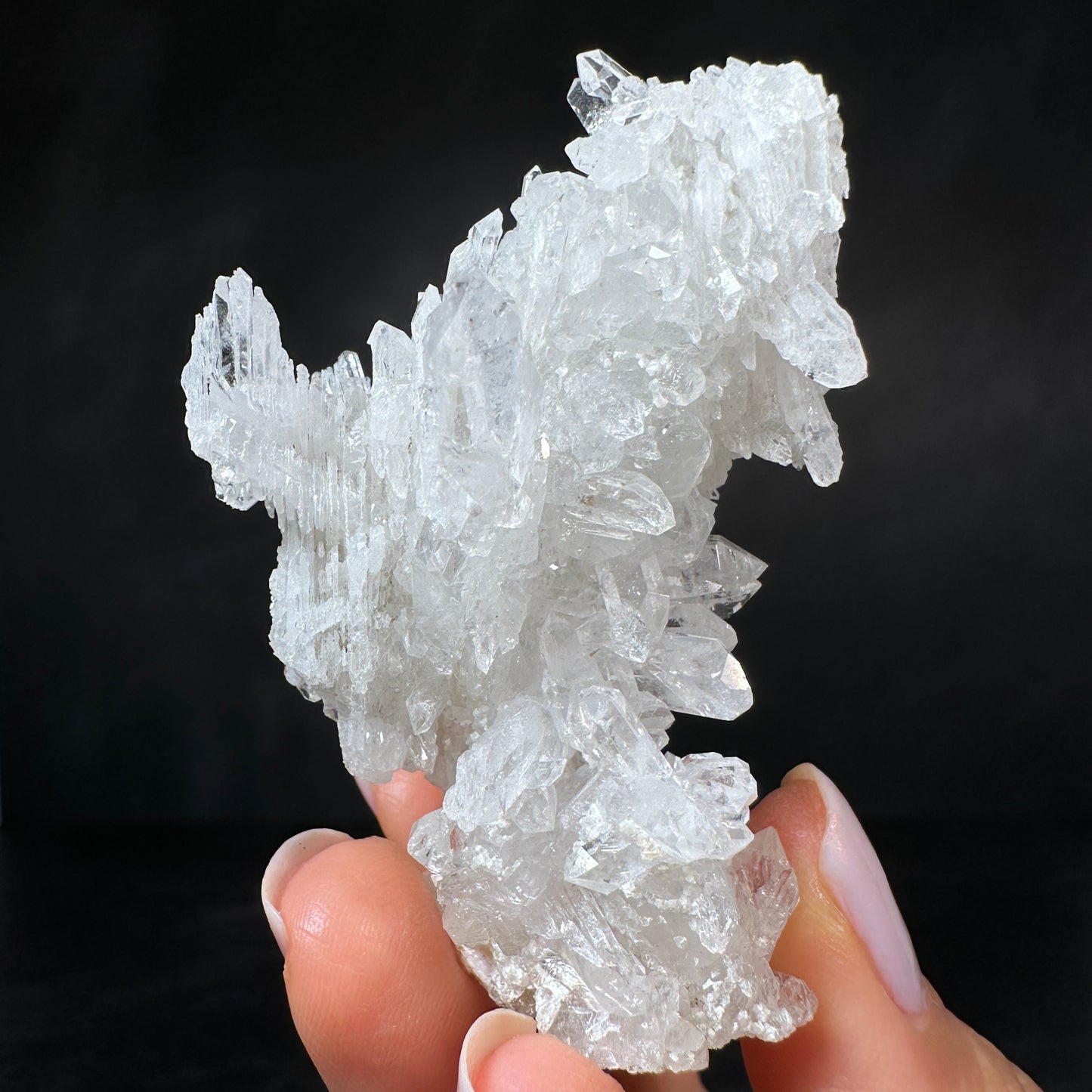 Growth Interference Quartz (40g) Bor Quarry, Dalnegorsk, Russia