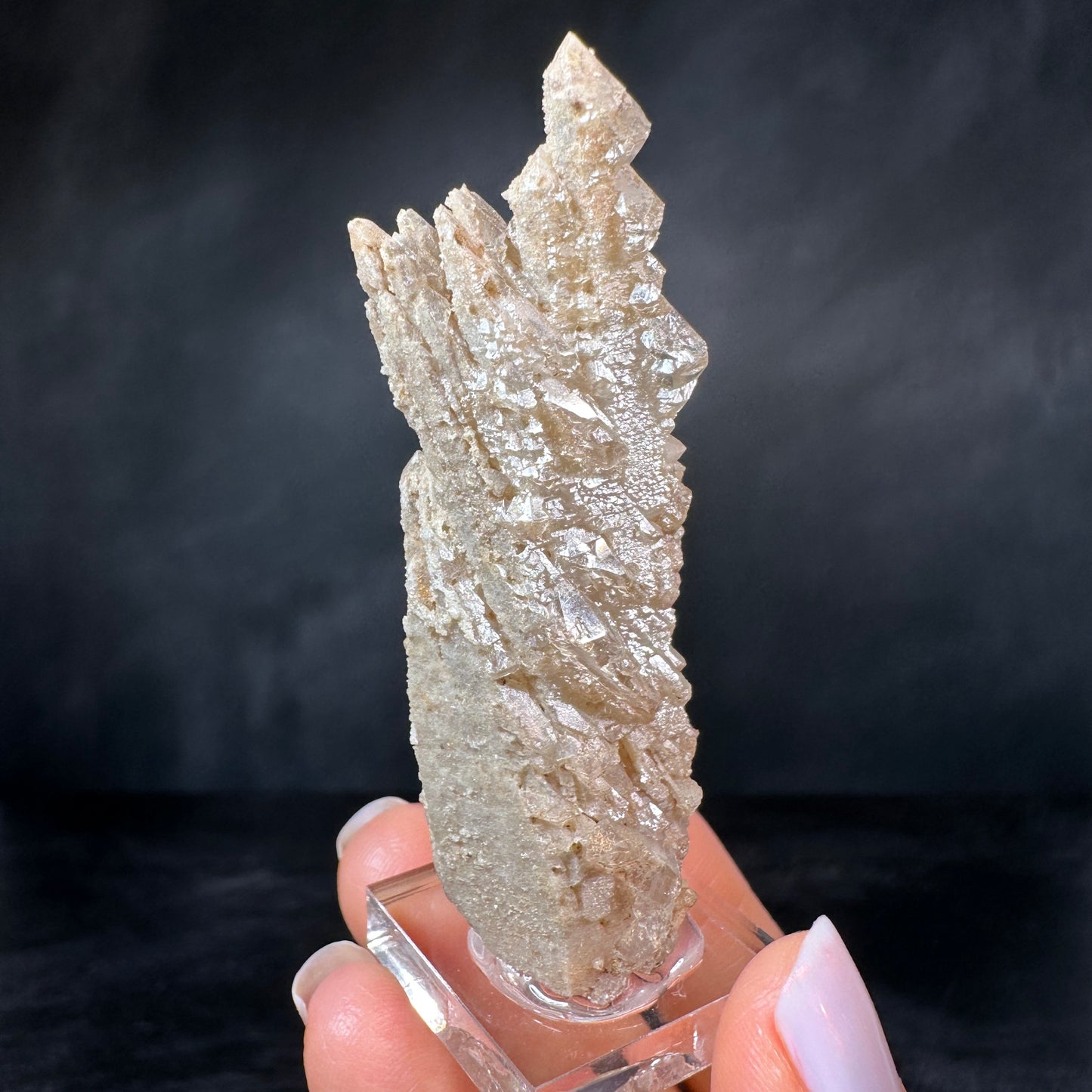 Growth Interference Quartz (30g) Bor Quarry, Dalnegorsk, Russia