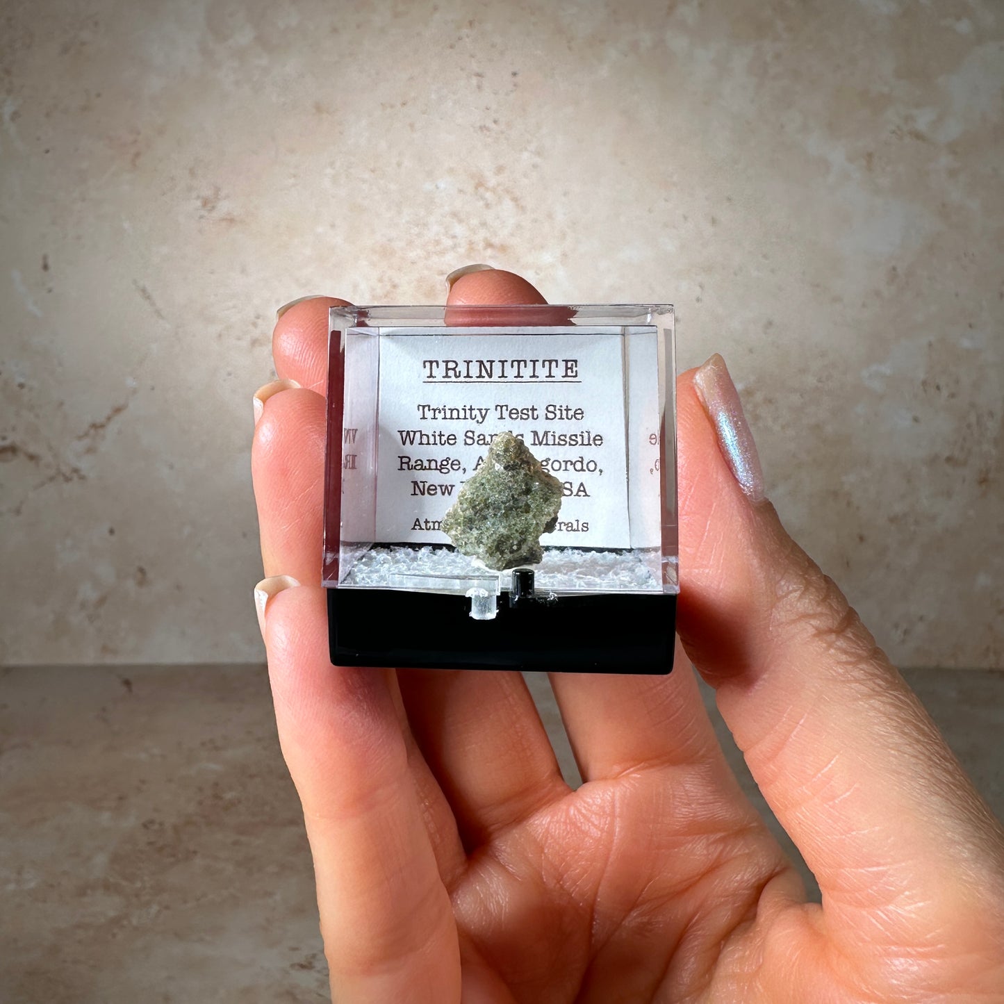 Trinitite (Trinity Glass) .64g | Trinity Test Site, White Sands Missile Range, New Mexico, USA