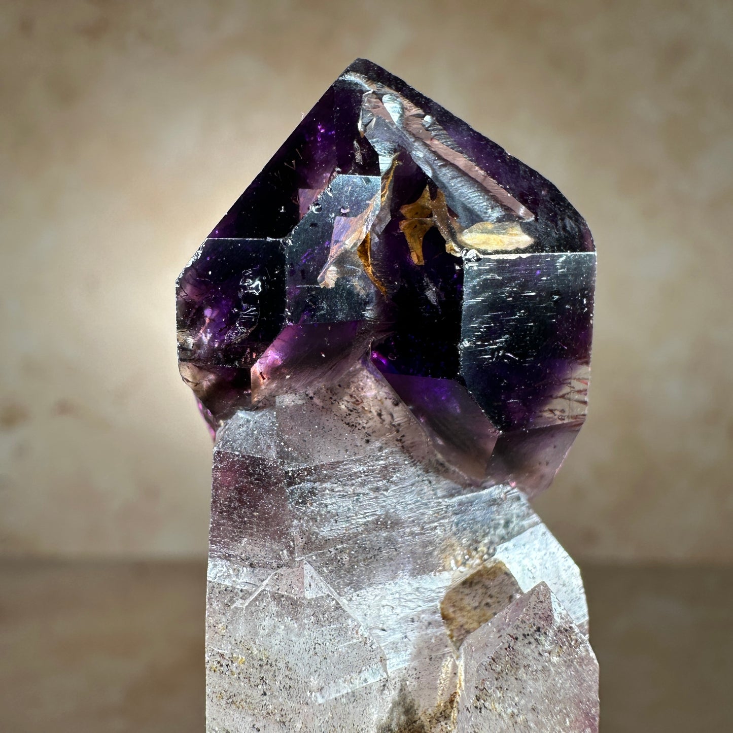 Chibuku Amethyst Scepter, Double Terminated, 58.28g | Chibuku Mine, Mateke, Zimbabwe, Africa