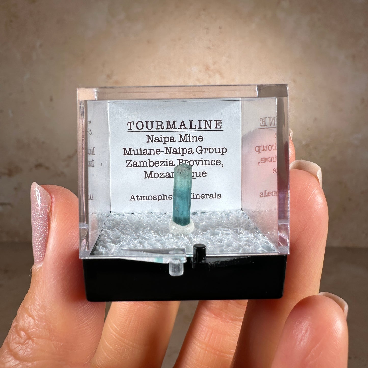 Indicolite Tourmaline 1.5ct | Naipa Mine, Zambezia Province, Mozambique