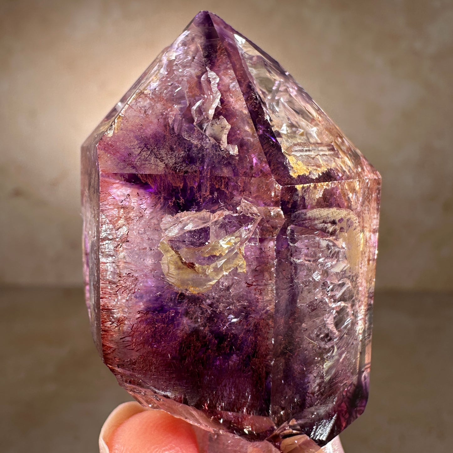 Chibuku Amethyst Scepter, 62.95g | Chibuku Mine, Mateke, Zimbabwe, Africa