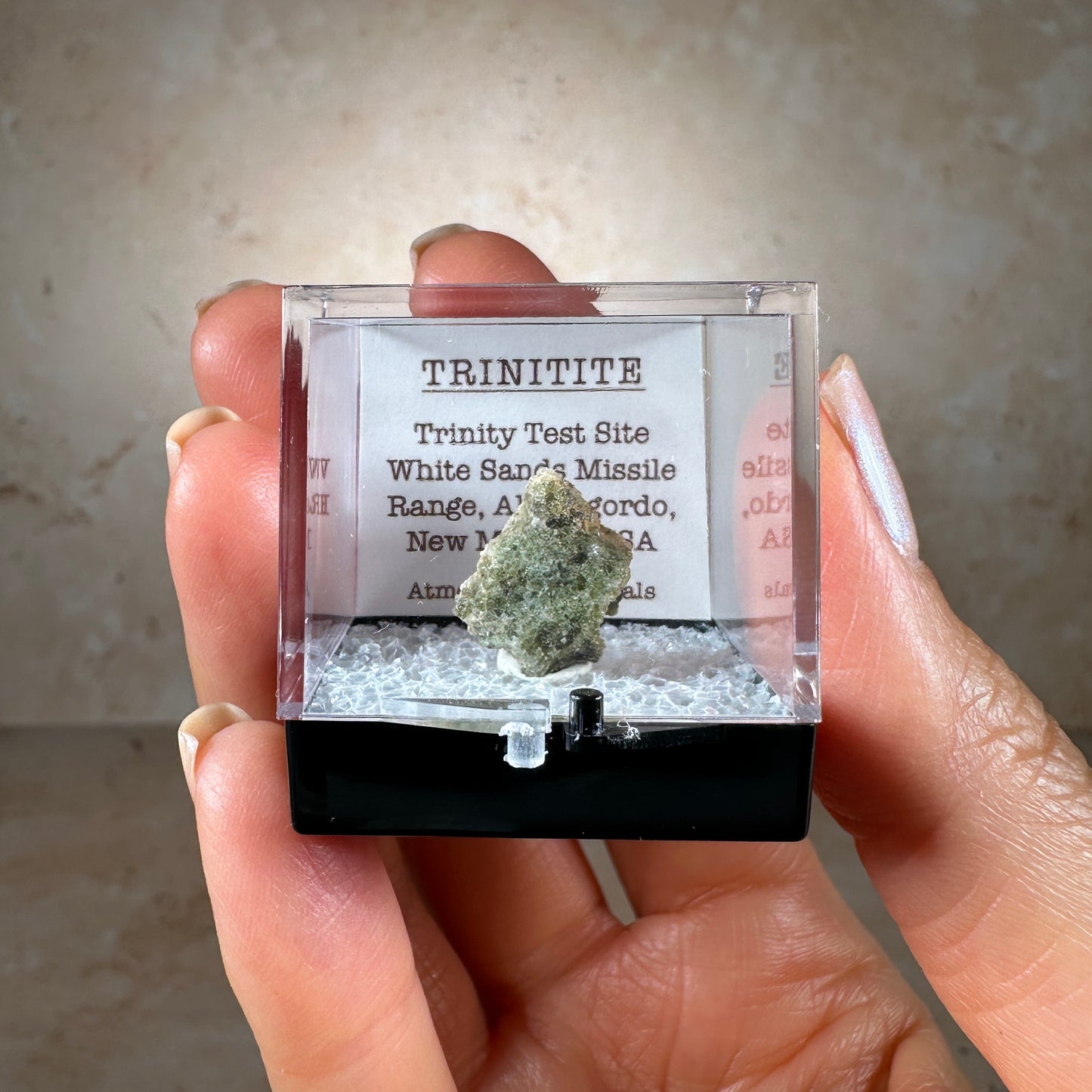 Trinitite (Trinity Glass) .64g | Trinity Test Site, White Sands Missile Range, New Mexico, USA