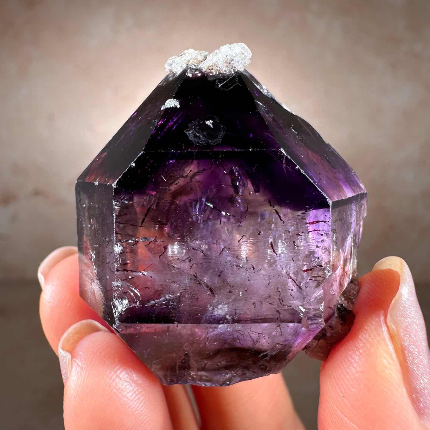 Chibuku Amethyst, Double Terminated, 46.5g | Chibuku Mine, Mateke, Zimbabwe, Africa