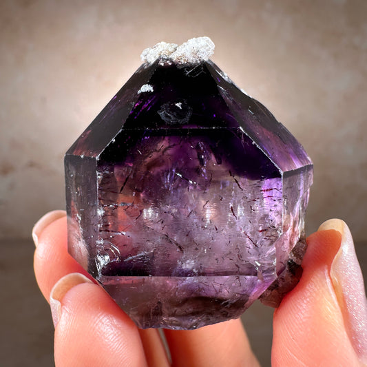 Chibuku Amethyst, Double Terminated, 46.5g | Chibuku Mine, Mateke, Zimbabwe, Africa