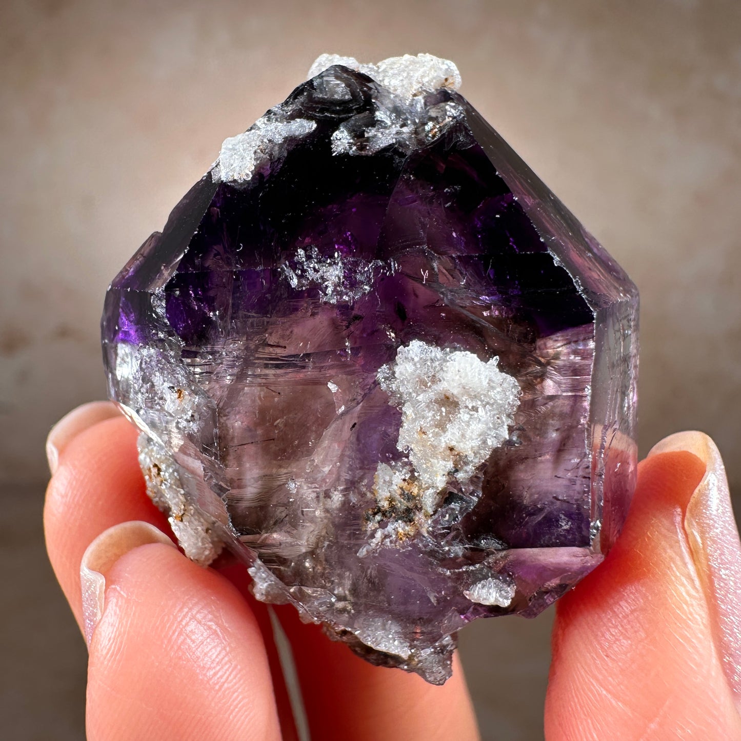 Chibuku Amethyst, Double Terminated, 46.5g | Chibuku Mine, Mateke, Zimbabwe, Africa