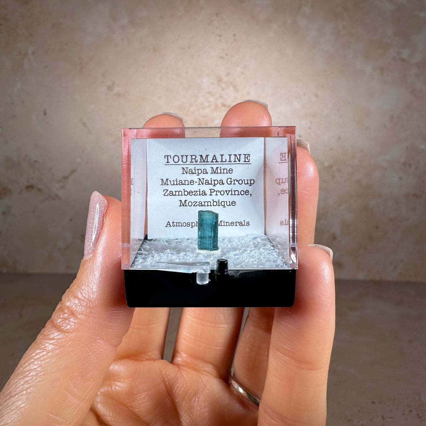 Indicolite Tourmaline 1.85ct | Naipa Mine, Zambezia Province, Mozambique