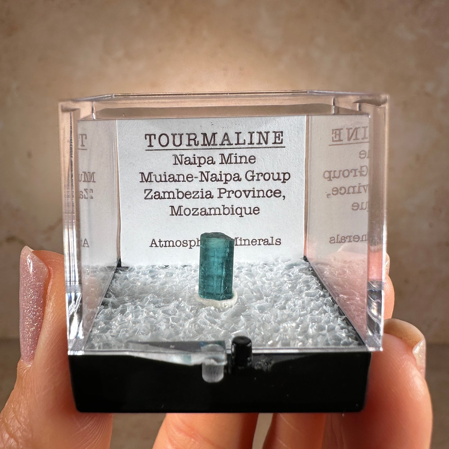 Indicolite Tourmaline 1.85ct | Naipa Mine, Zambezia Province, Mozambique
