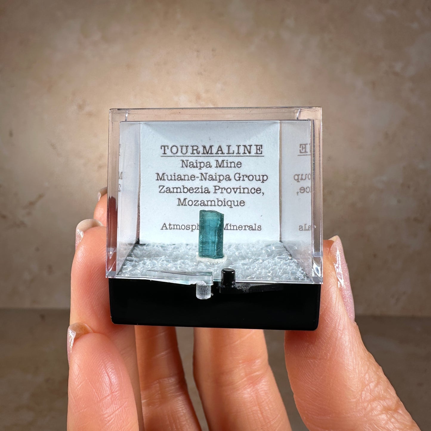 Indicolite Tourmaline 1.85ct | Naipa Mine, Zambezia Province, Mozambique