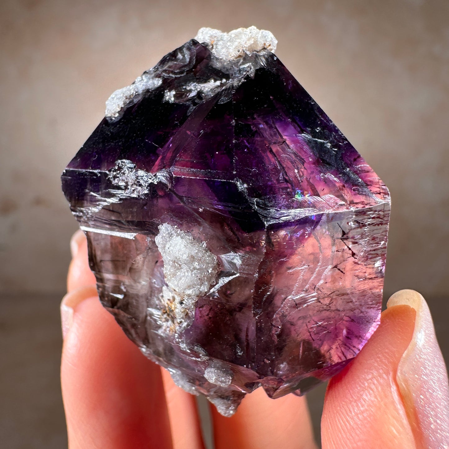 Chibuku Amethyst, Double Terminated, 46.5g | Chibuku Mine, Mateke, Zimbabwe, Africa