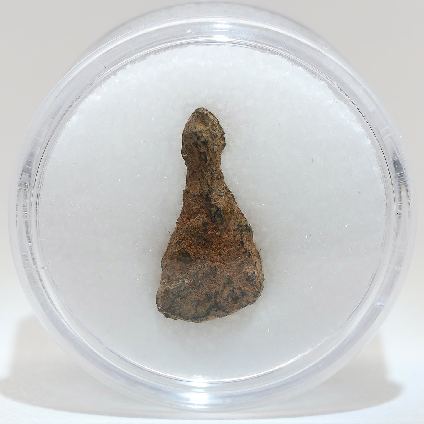 Gibeon Meteorite with Desert Patina from Namaland, Namibia, .9g