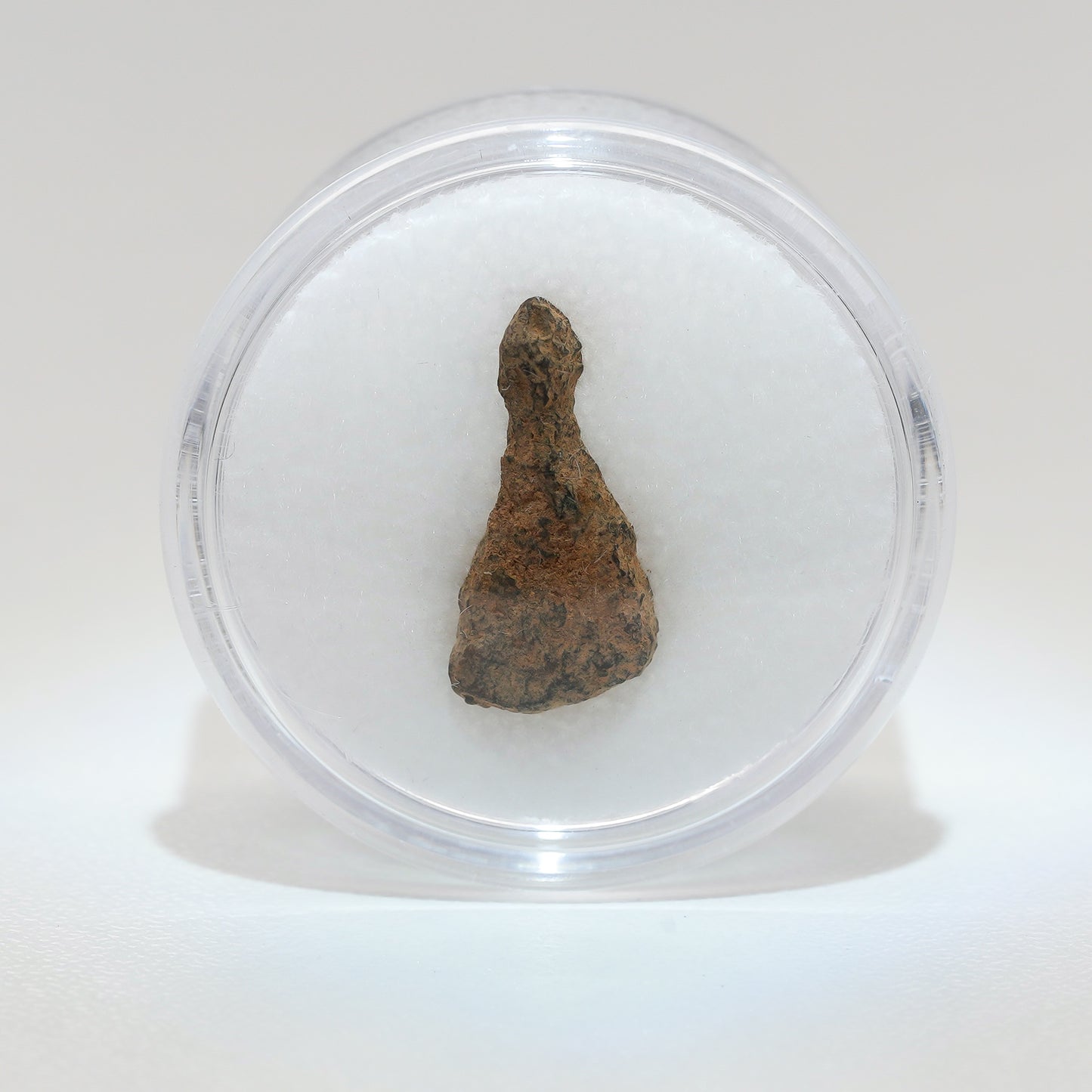 Gibeon Meteorite with Desert Patina from Namaland, Namibia, .9g