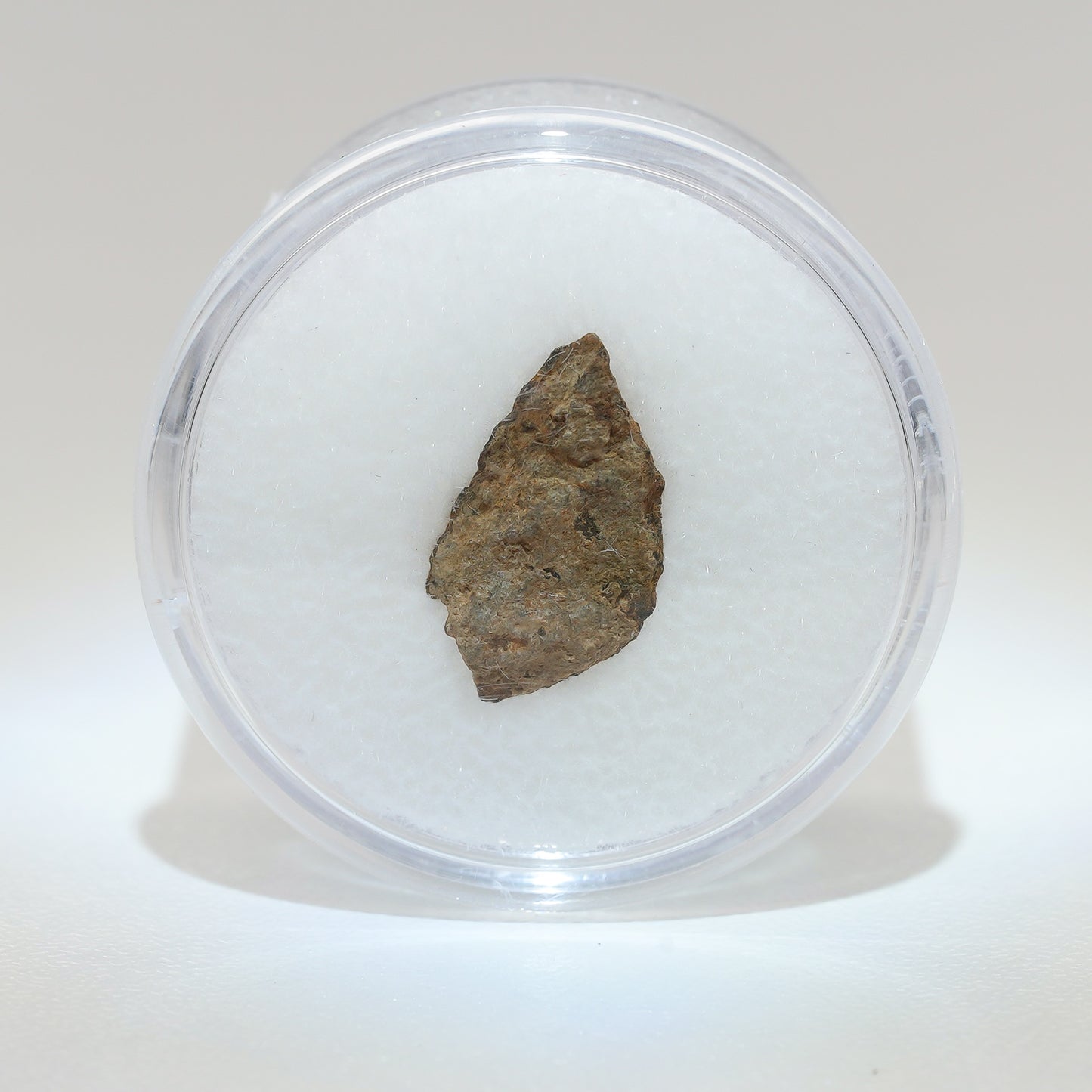 Gibeon Meteorite with Desert Patina from Namaland, Namibia, .7g