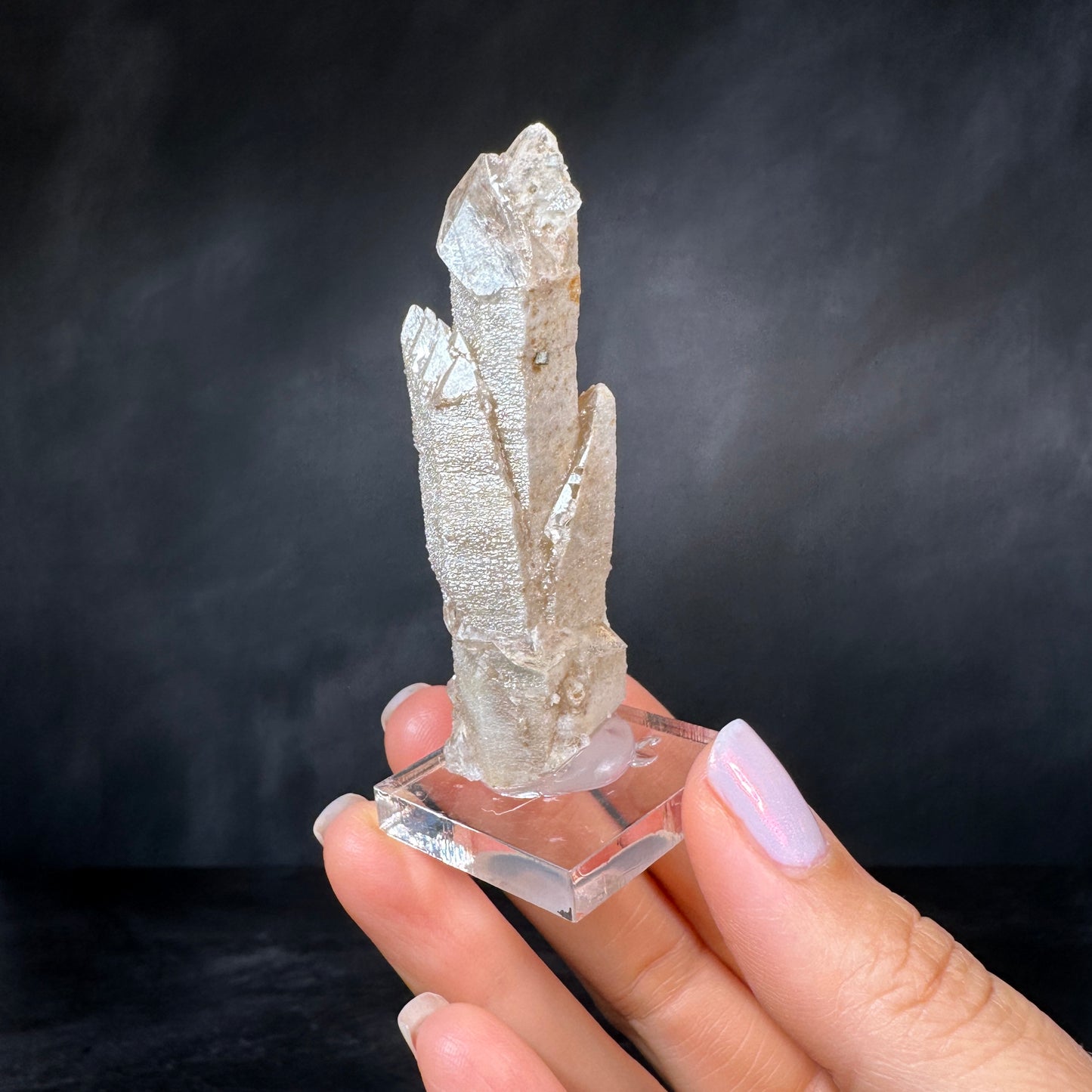 Growth Interference Quartz (31g) Bor Quarry, Dalnegorsk, Russia