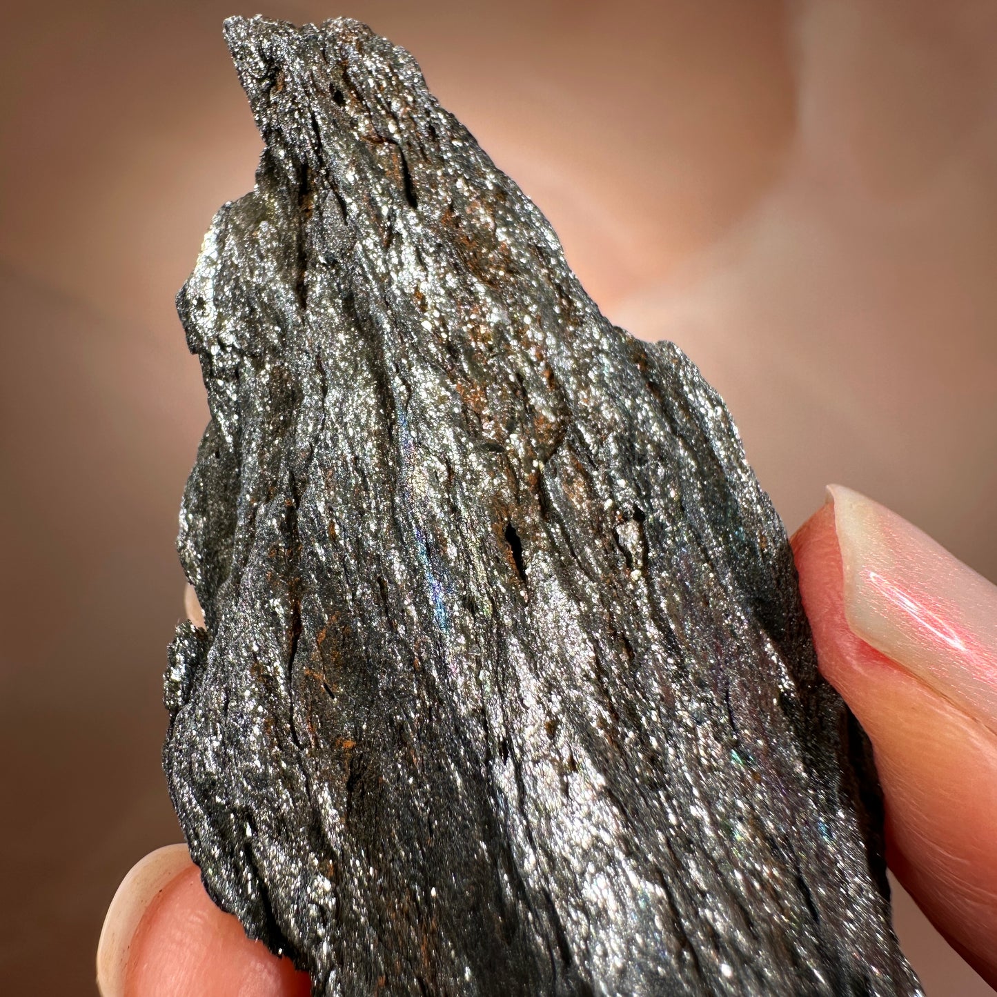 Rainbow Hematite, 44g, Andrade Mine, João Monlevade, Minas Gerais, Brazil