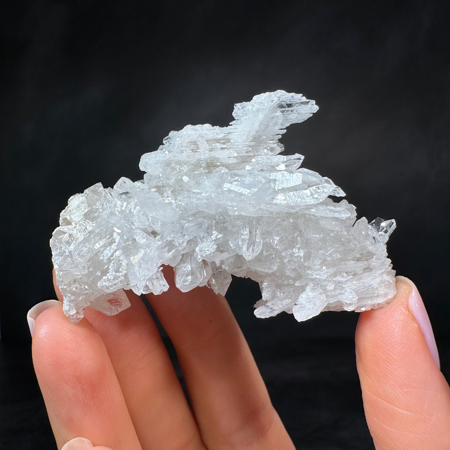 Growth Interference Quartz (40g) Bor Quarry, Dalnegorsk, Russia