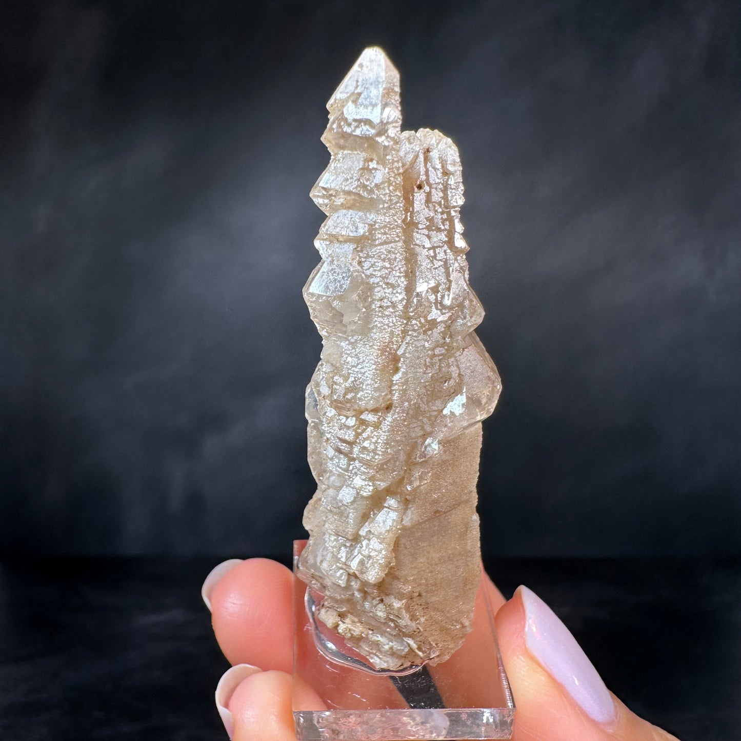 Growth Interference Quartz (30g) Bor Quarry, Dalnegorsk, Russia