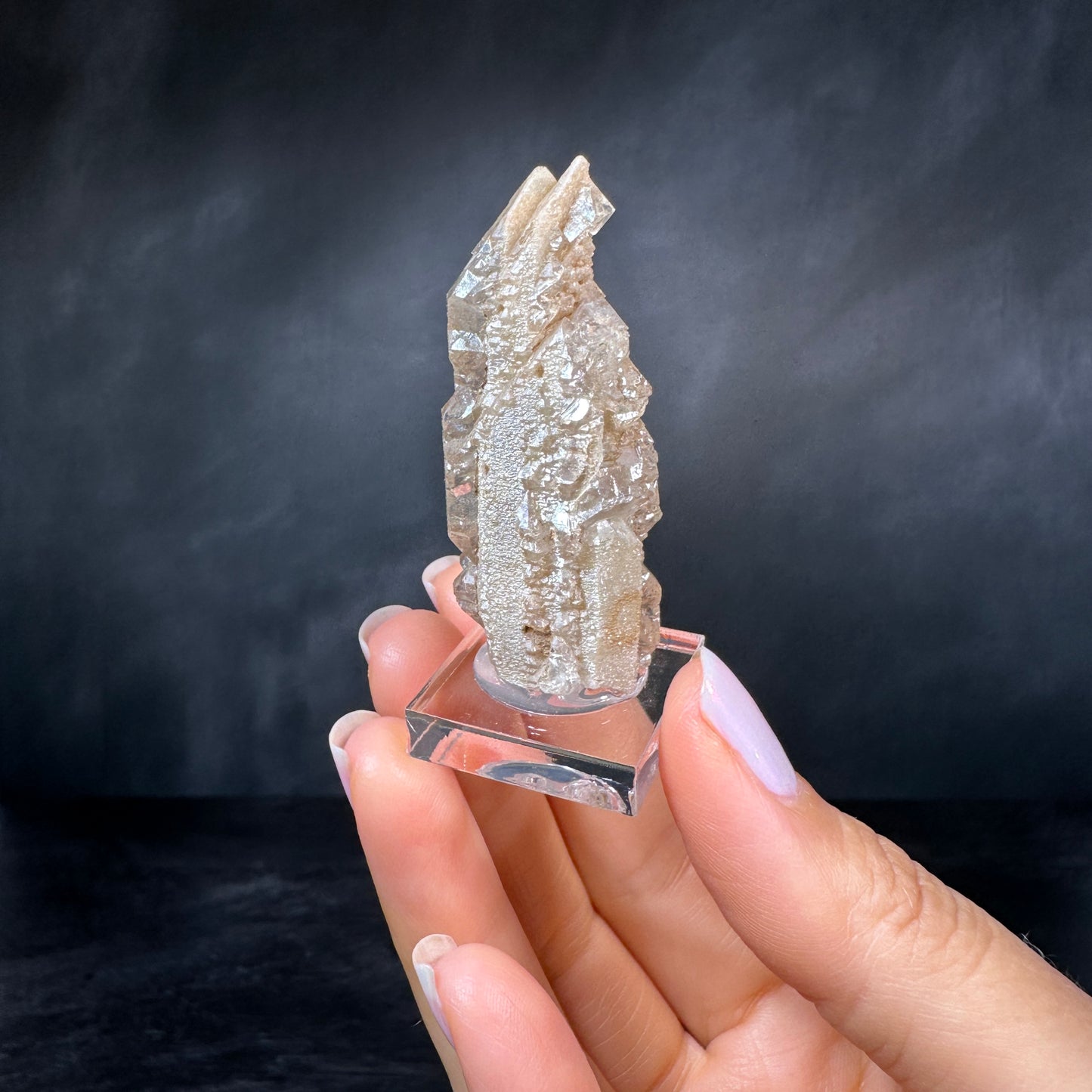Growth Interference Quartz (22g) Bor Quarry, Dalnegorsk, Russia