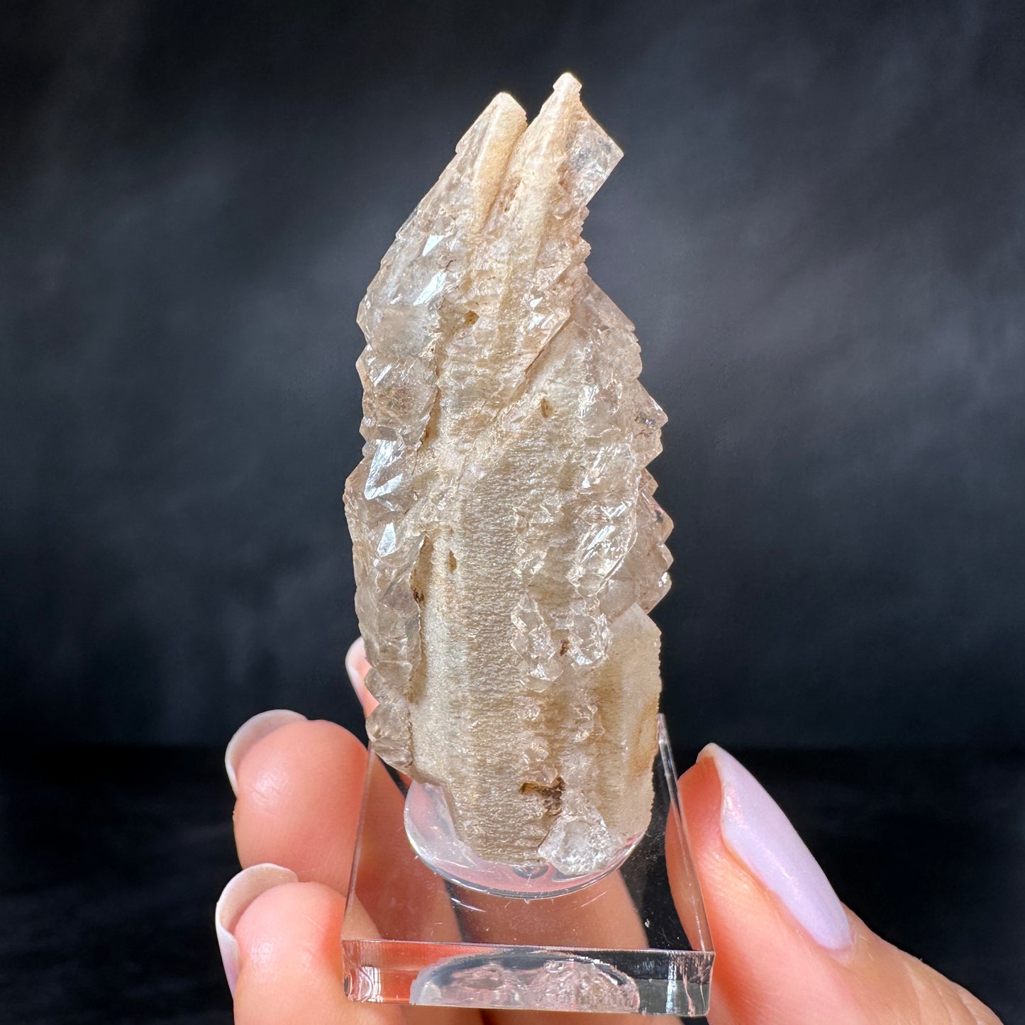 Growth Interference Quartz (22g) Bor Quarry, Dalnegorsk, Russia