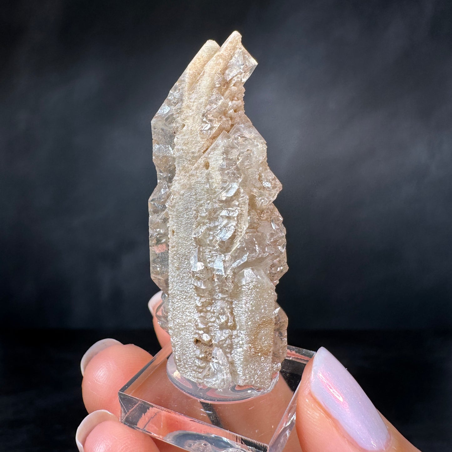 Growth Interference Quartz (22g) Bor Quarry, Dalnegorsk, Russia