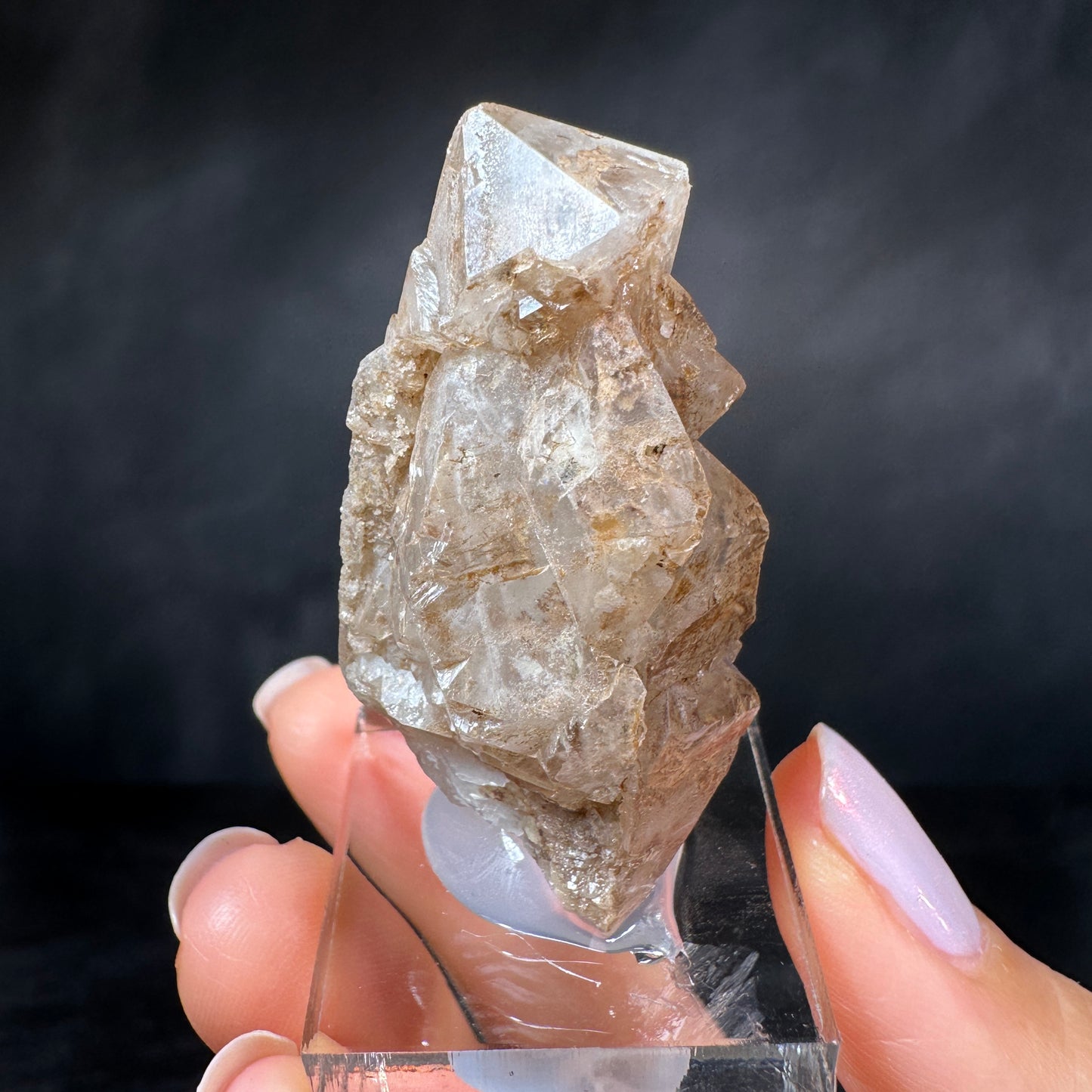 Di-Pyramidal Quartz (24g) 2nd Sovetskii Mine, Dalnegorsk, Russia
