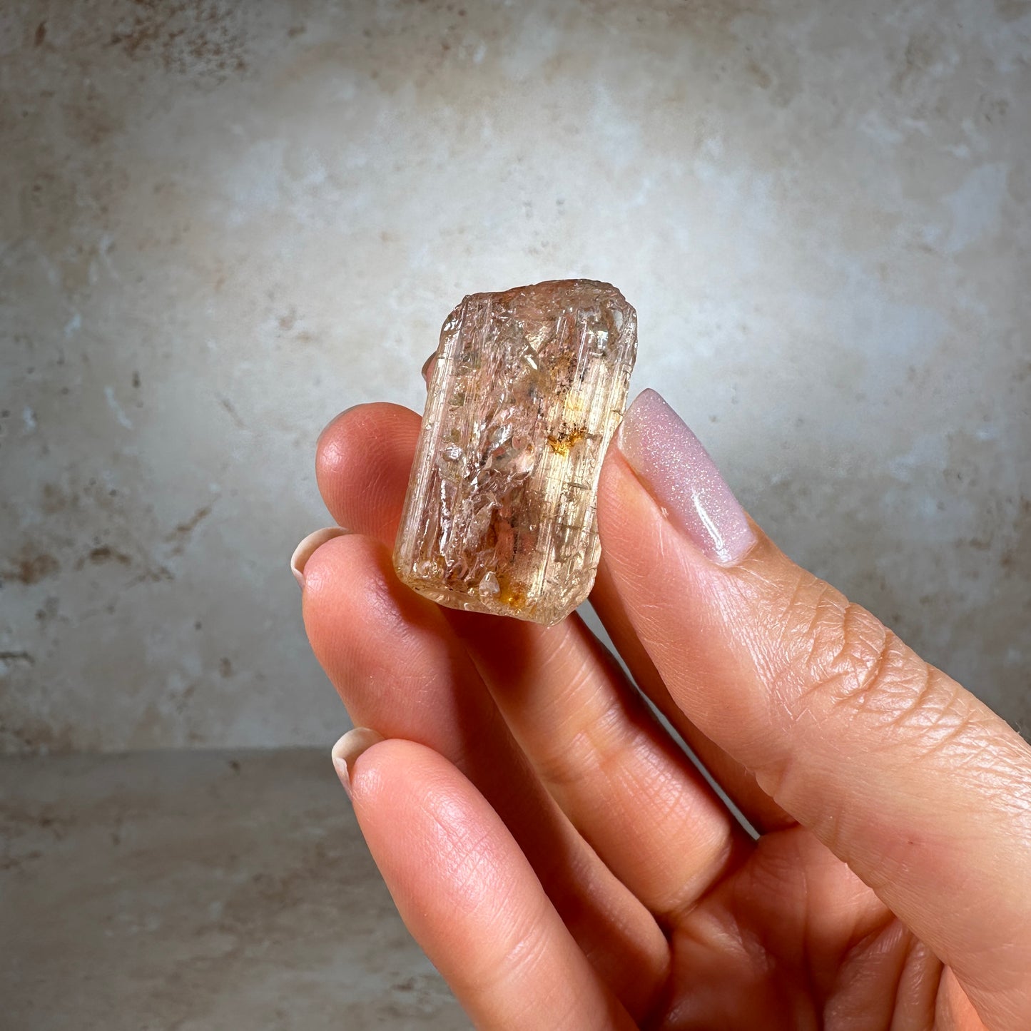 Golden Scapolite, 17.42g, Soamatasy, Ihosy District, Madagascar
