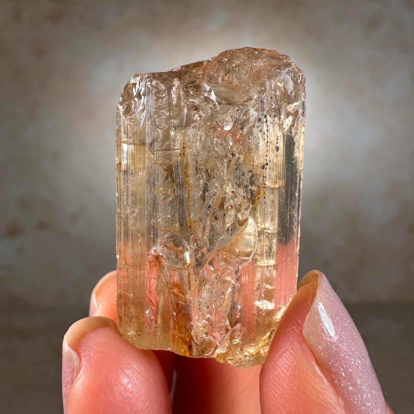 Golden Scapolite, 17.42g, Soamatasy, Ihosy District, Madagascar