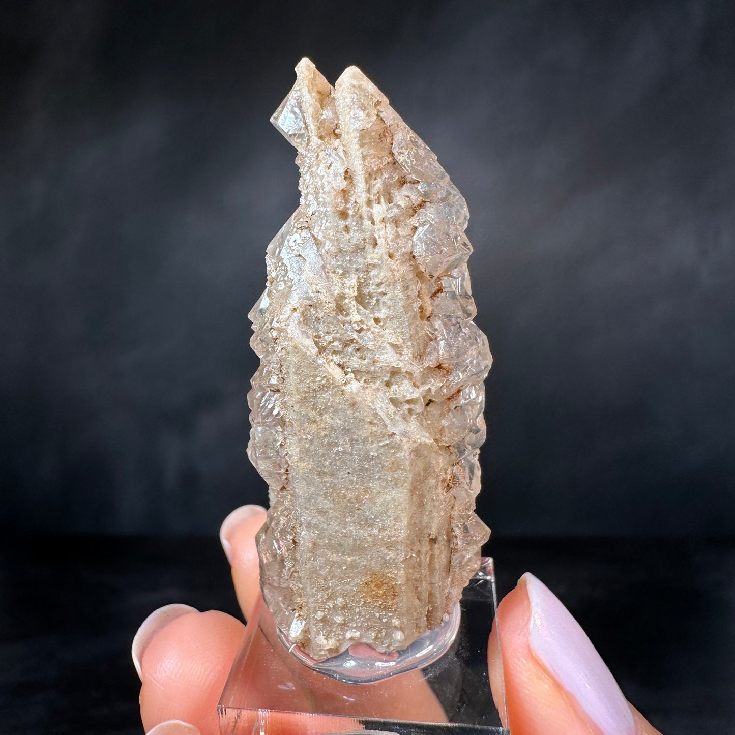 Growth Interference Quartz (22g) Bor Quarry, Dalnegorsk, Russia