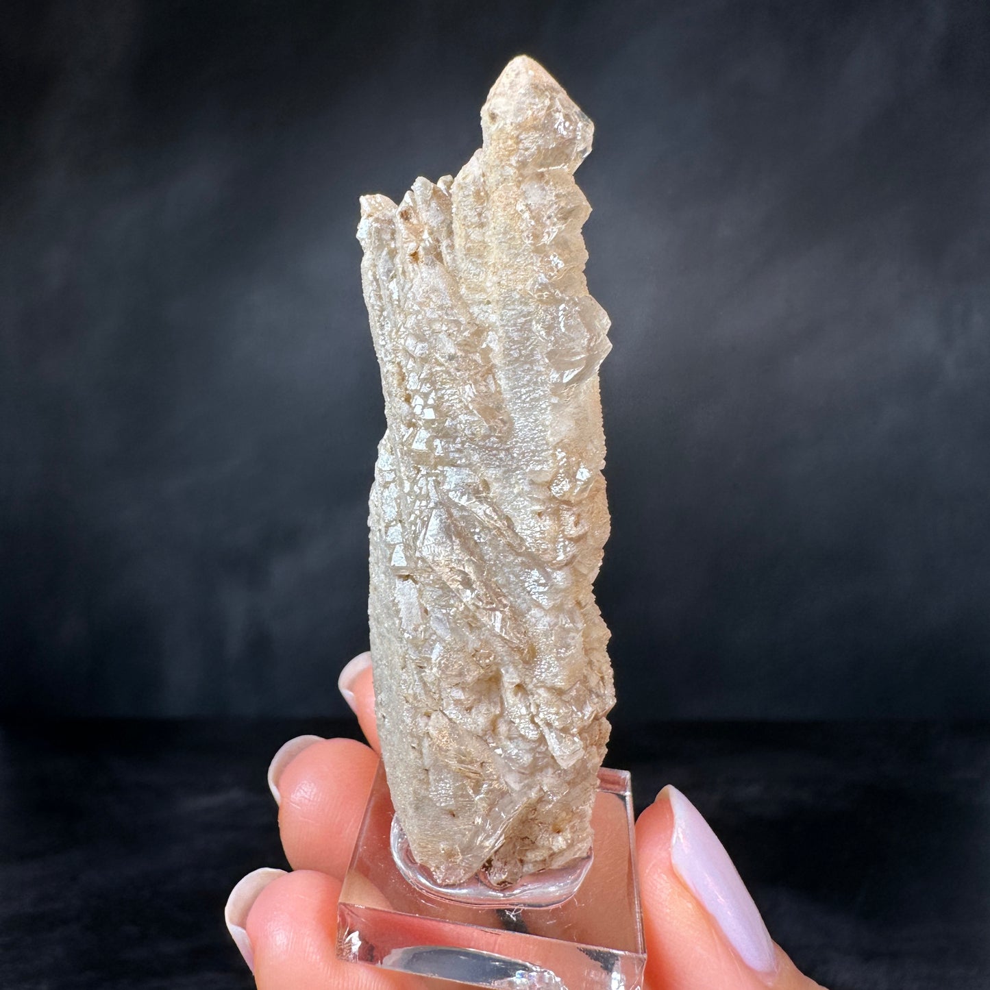 Growth Interference Quartz (30g) Bor Quarry, Dalnegorsk, Russia