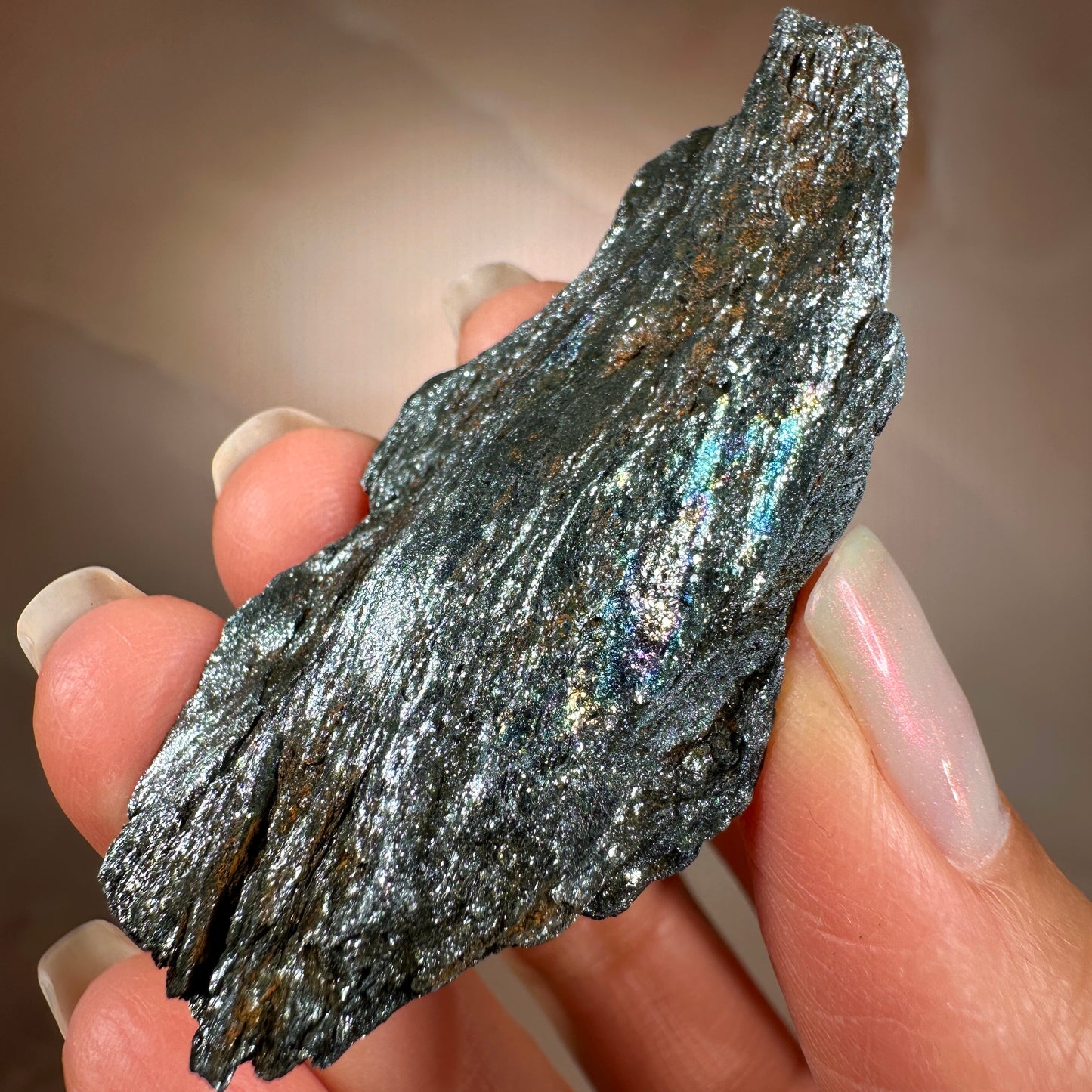 Rainbow Hematite, 44g, Andrade Mine, João Monlevade, Minas Gerais, Brazil