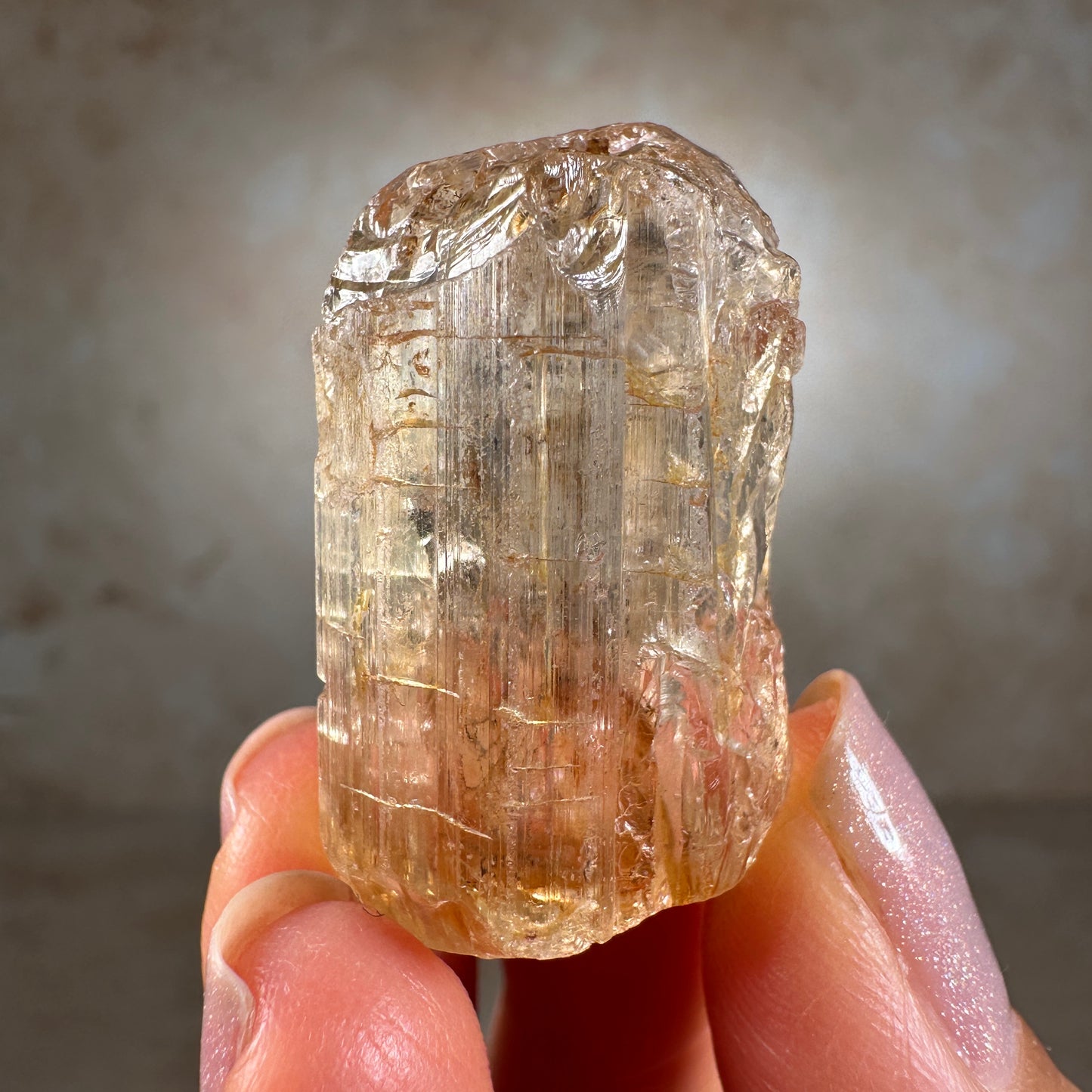 Golden Scapolite, 17.42g, Soamatasy, Ihosy District, Madagascar