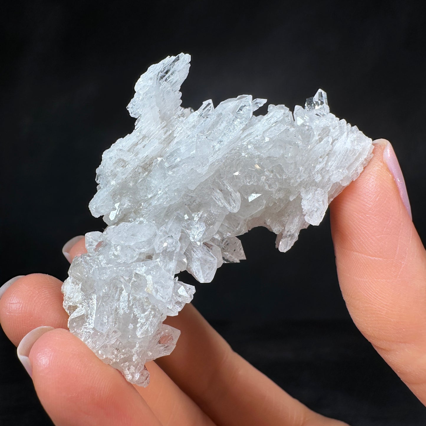 Growth Interference Quartz (40g) Bor Quarry, Dalnegorsk, Russia