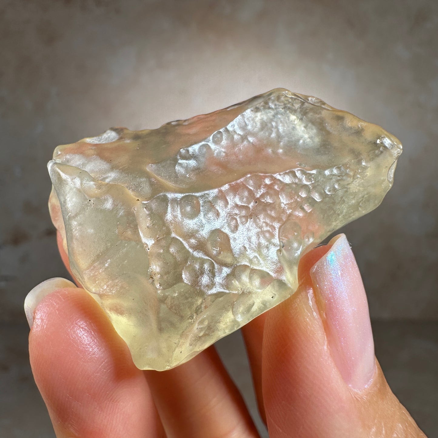 Libyan Desert Glass Tektite (27.61g) Museum Grade, Sahara Desert, Egypt