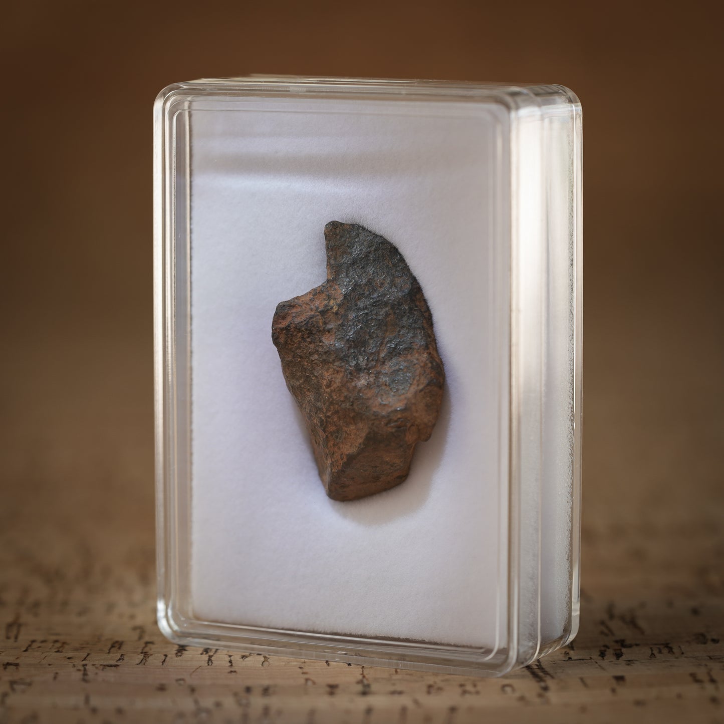 36.6g Gibeon Meteorite with Desert Patina, Namibia, Africa. Includes Collectors Display Box with COA.